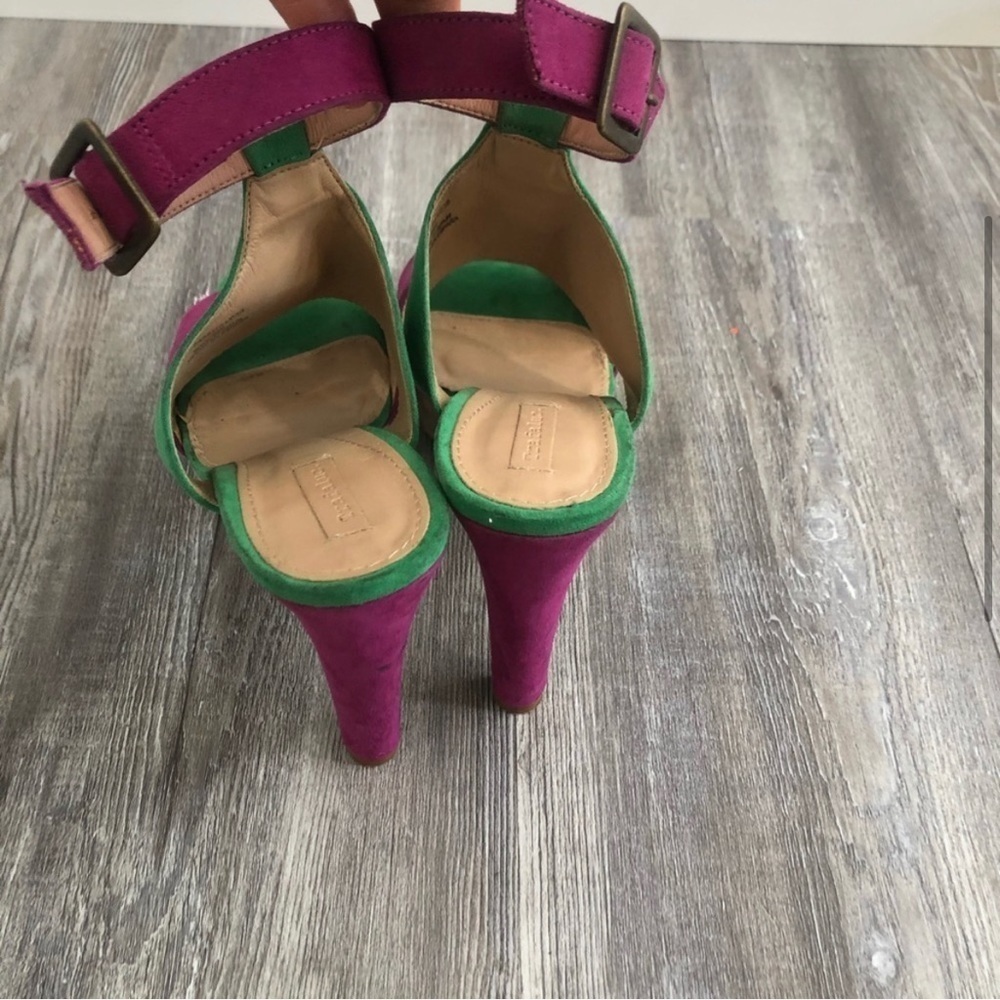 Zara Trafaluc Platform Multi Color Block Hills Sh… - image 7